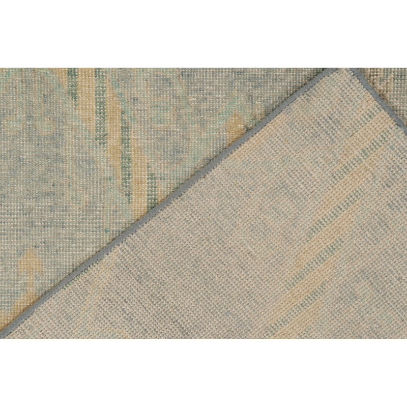 Distressed Homage Wool Geometric Area Rug, Rectangle 15' x 24'