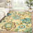 Tawann intage Floral Machine Washable Area Rug with Non-Slip Backing Perfect for Living Room, Dining Room, Bedroom Decor-1097336787