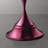 Cheryll Metal Accent Table With Mandala Top And Trumpet Base