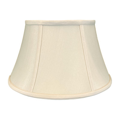 Abat-jour en forme de cloche cylindrique Red Barrel Studio®, blanc, 9,5 x 15 x 8