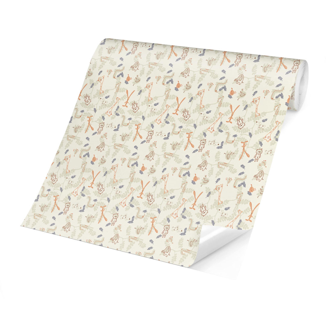 Pastel Plushies 2.9m x 4.32m Textured Matt Peel & Stick Wall Mural