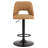 Modern Faux Leather and Metal Adjustable Height Stool, Set of 2-728277994