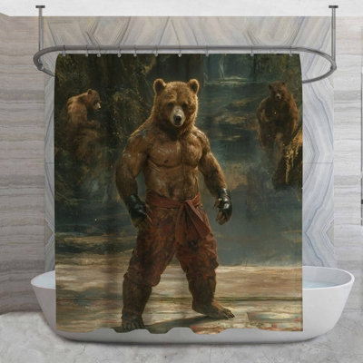 Rideau de douche Martial Bear