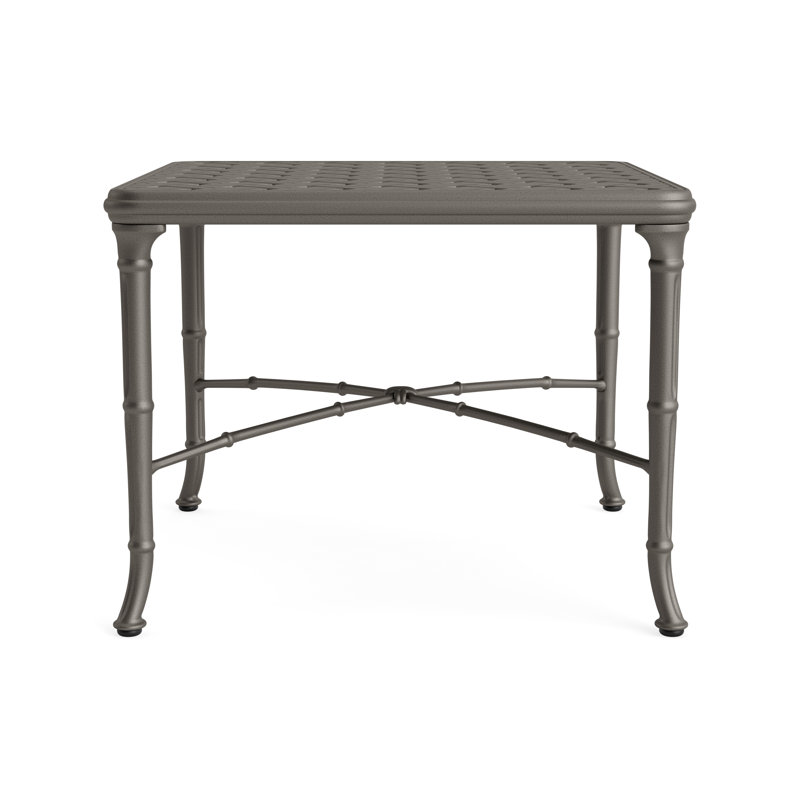 Calcutta Outdoor Square Side Table, Mica