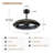 25" Modern UFO Integrated LED Ceiling Fan