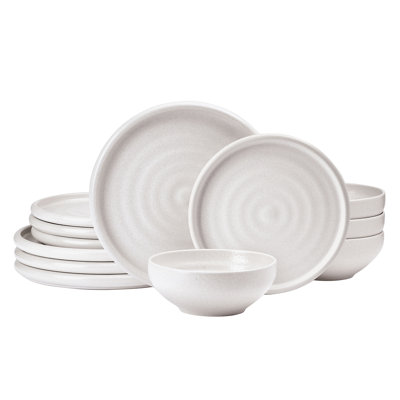 Mikasa Declan Stoneware Dinnerware Set, 12 Piece, Service For 4