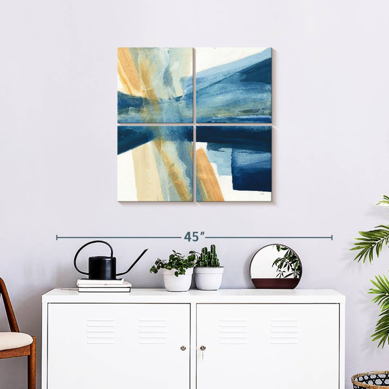 Indigo II, 26" H x 26" W