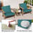 Outdoor Deep Seating Cushion Set-864759878-841534572