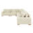 Amrith Corduroy L-Shaped Sectional Reversible-1885038884