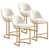 White Linen/Gold Frame selected