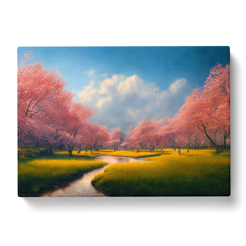 Miraculous Spring Forest - Wrapped Canvas, 35cm H x 50cm W x 3cm D