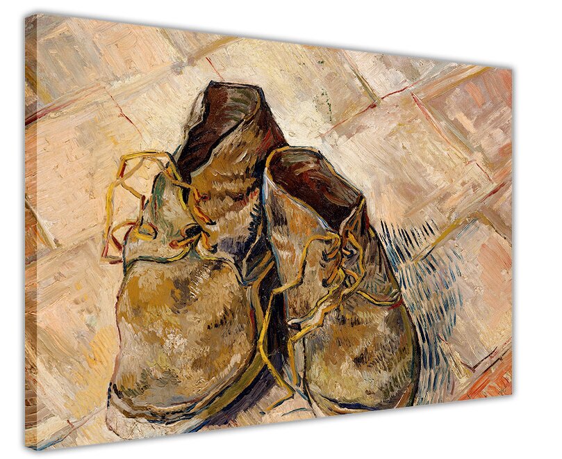 Leinwandbild „Shoes“ von Vincent Van Gogh, Kunstdruck