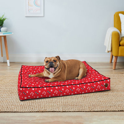 Lit pour chien pour petit - moyen - grand chien - Matelas pour lit doux pour animal de compagnie avec housse lavable à la machine et caisse en mousse de polyuréthane