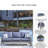 Dillon Beach Outdoor Sofa With Cushion