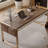 Rectangular Solid Wood with 3 drawers desk-109469996-109469995