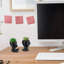 Fausse plante grasse, mini plantes grasses artificielles en noir en forme d'homme moderne en céramique Pots de bureau, plante de bureau pour la décoration de bureau pour les femmes