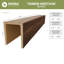 Poutre de plafond en faux bois 3 pans (poutre en U) HeritageTimber-95689829-95689871