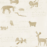 Critter Parade 33' L x 20.5" W  Wallpaper Roll