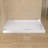 48'' W X 32'' D Acrylic Double Threshold Shower Base Corner Rectangular Shower Floor Pan Walk-in White Shower Tray with Center Drain Cover