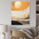 «Geometric Golden Beige Sunset Harmony II», reproduction sur toile