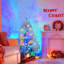 Arbre de Noël artificiel avec support en métal-1600118015