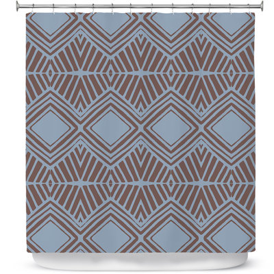 Rideau de douche simple occultant diamond Hanke