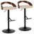 Laurenzio Adjustable Bar Stool with Straight T Footrest-94351915-94351919