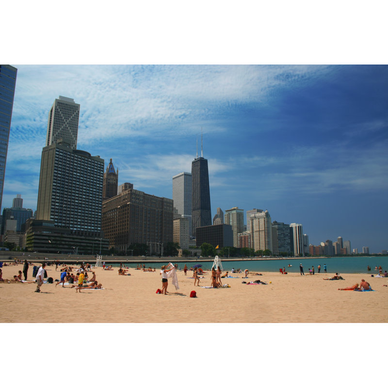 Chicago Beach - Photographie sur toile tendue, L 12 po x H 8 po