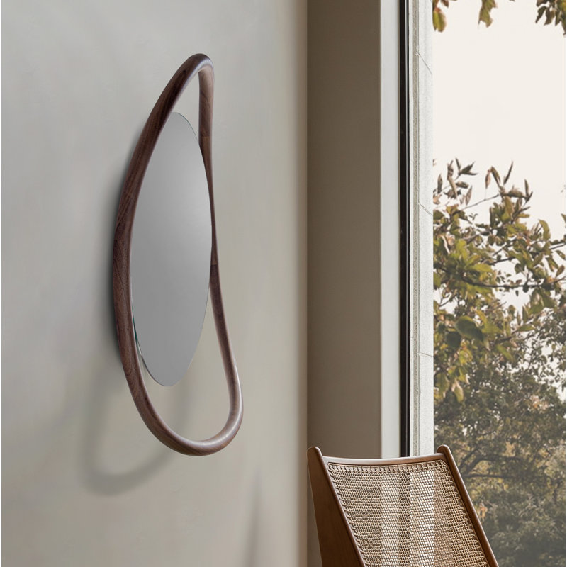 Unut Novelty Solid Wood Wall Mirror