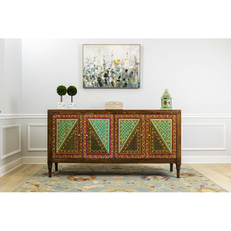 72'' Solid Wood Sideboard