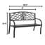 Banc de jardin en acier Schuler