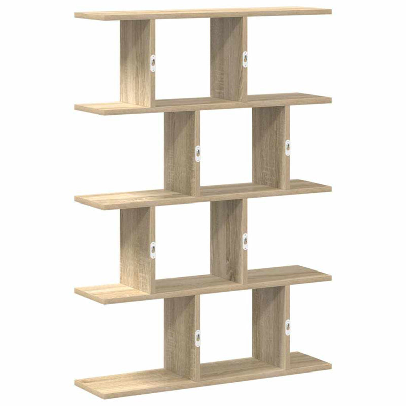 Aythan 12 Piece Bracket Shelf, Sonoma Oak