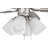 Pro Plus 114 White 4 Light Kit 52'' Ceiling Fan with LED Lights-2036216276
