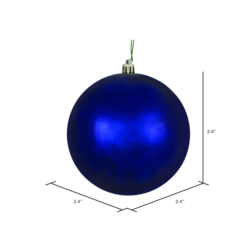 Décoration de boule décorative des Fêtes, Bleu minuit brillant