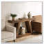 Table de rangement avec canapé, console, table d'appoint