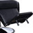 Necaise 24" W Reclining Barber Chair, Swivel Solon Chair, Faux Leather-136680400