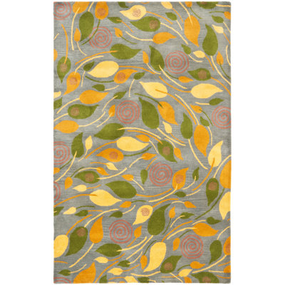 Soho Hand Tufted Wool Floral Rug