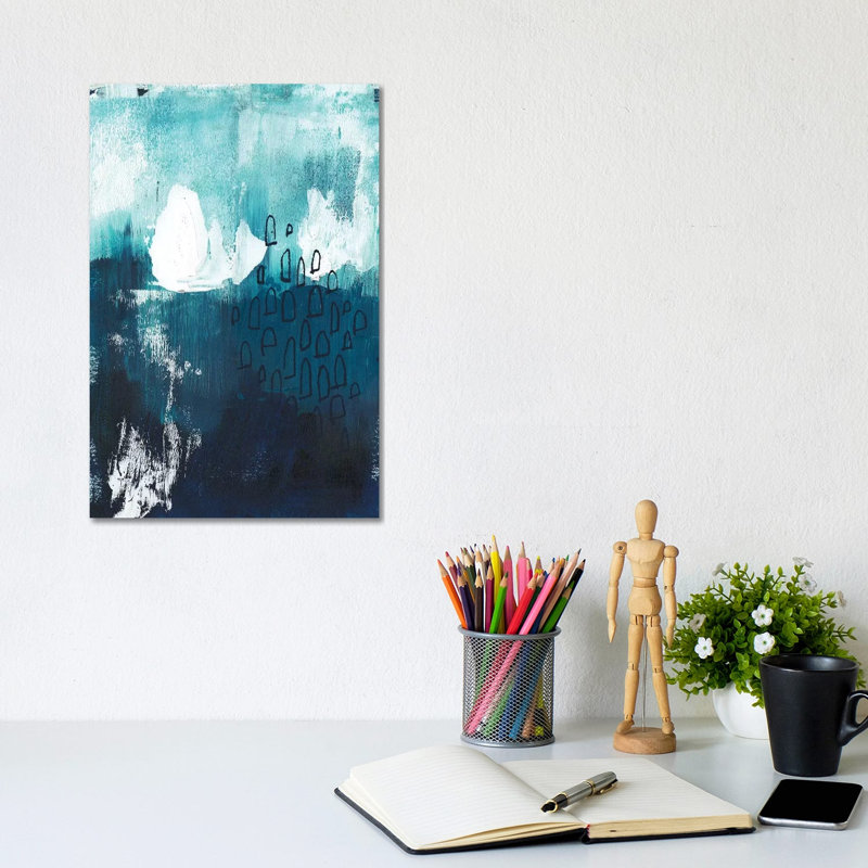 Seaspray II by Jennifer Paxton Parker - Wrapped Canvas Painting, 20.32 cm H x 30.48 cm W