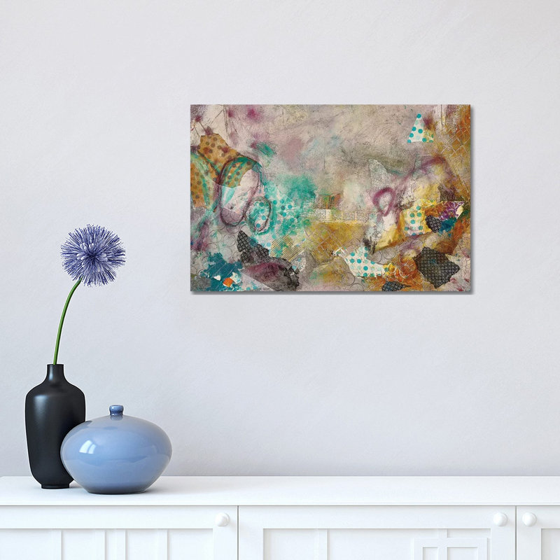 Bits And Pieces by Deb Chaney - Print on Canvas, 30.48 cm H x 45.72 cm W, Wrapped Canvas