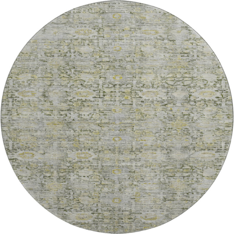 Premium Machine Washable Verlin AMF1774 Modern Rug, Round 8'
