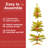 4FT Gold Christmas Tree With Lights