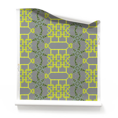 Arachne | Modern Chinoiserie Trellis Wallpaper