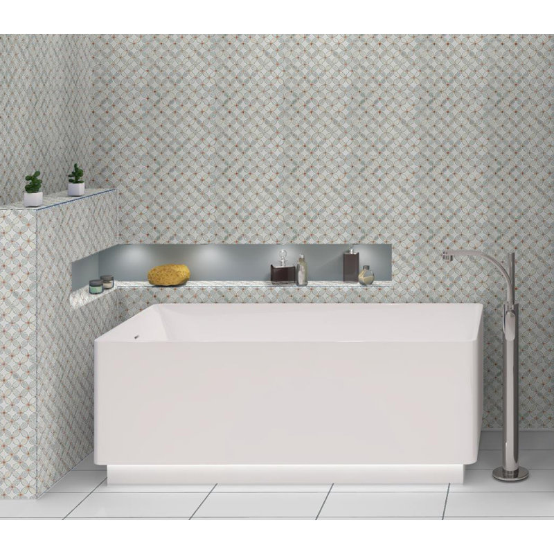 Martha Natural Stone Marble Look Mosaic Wall & Floor Tile, Spring