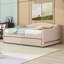 Upholstered Daybed with Twin size Trundle and LED-337053566-337053564