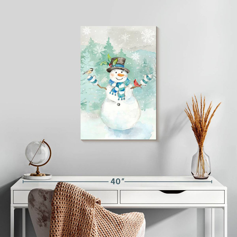 Lelend Let It Snow Blue Snowman I, H 24 po x l 16 po