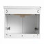 Meuble-lavabo à fermeture en douceur avec lavabo