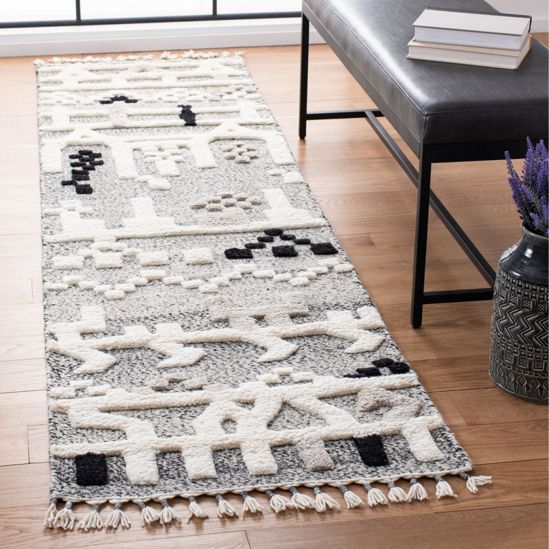 Coppola Hand Knotted Wool Southwestern Rug, Runner 2'3" x 8'