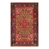 Hand Woven Cotton and Wool Oriental Area Rug