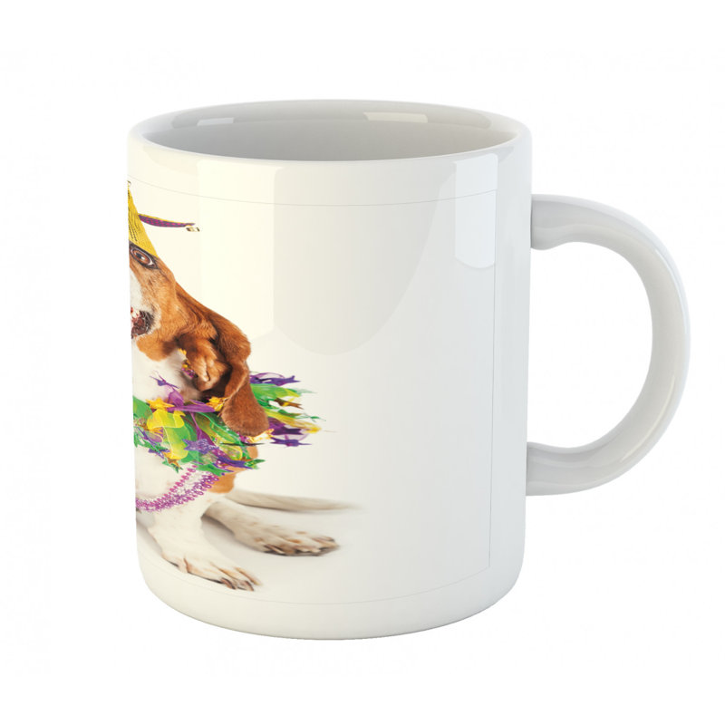 Grande tasse à café mardi gras