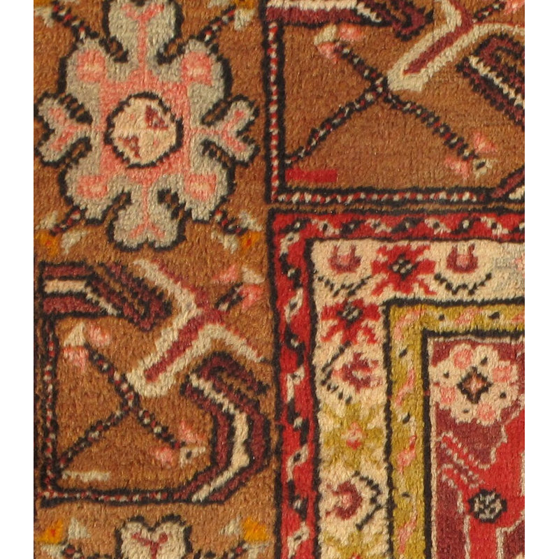 Vintage One-of-a-Kind 3'7" X 6'4" Area Rug